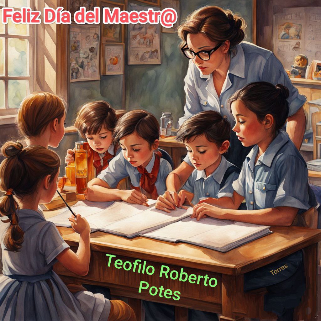 Feliz dia  del Maestr@
