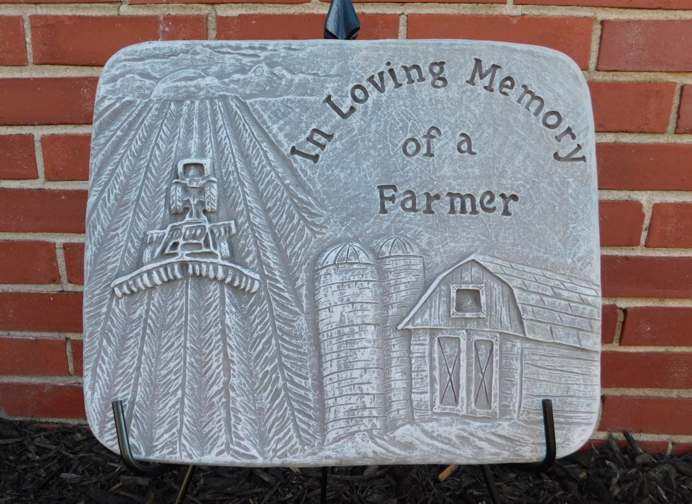 (68) "Farmer" Memorial Stone
On Easel
$65.00