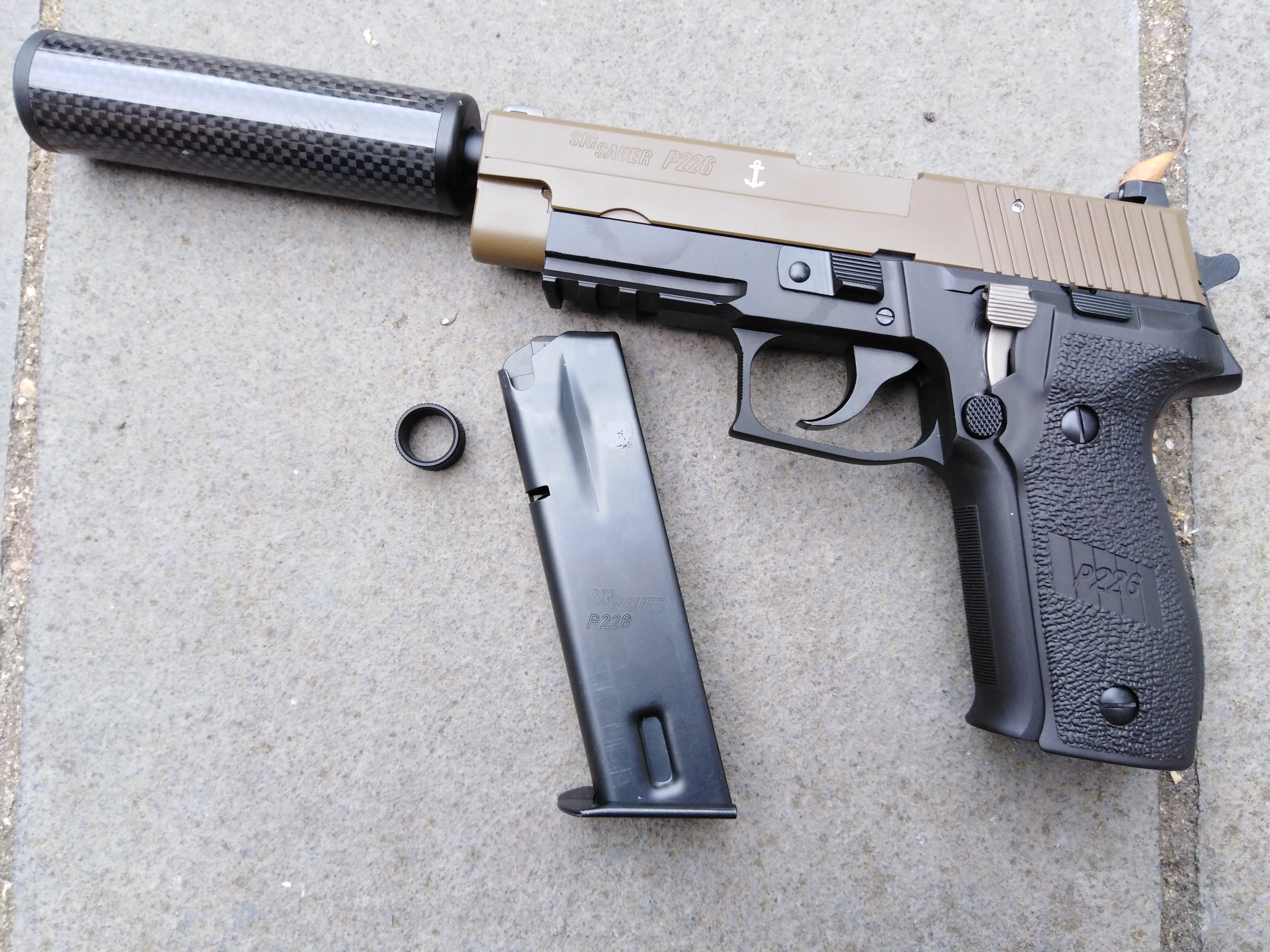 Threaded barrel Sig P226 MK25 
