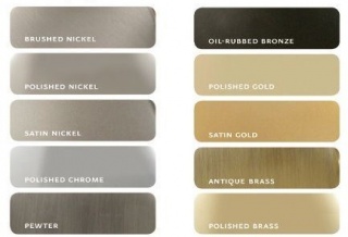 Del Toro Lighting Powder Coat Metal Finishes