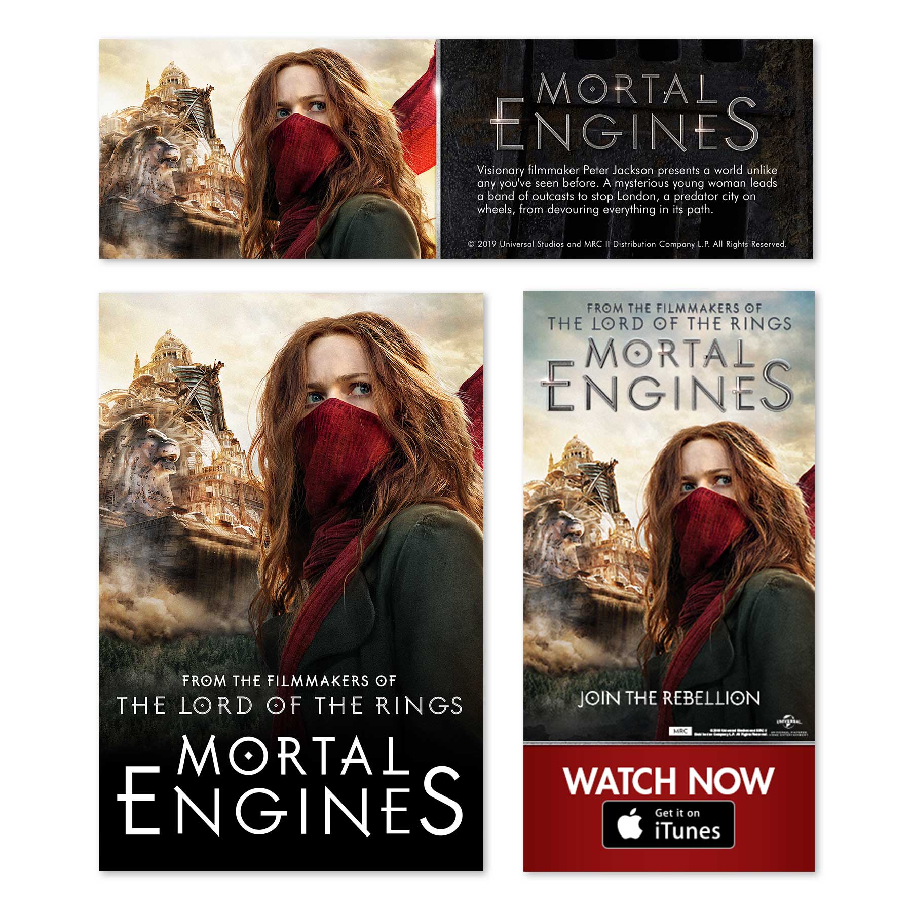 Mortal Engines Amazon & iTunes Banners