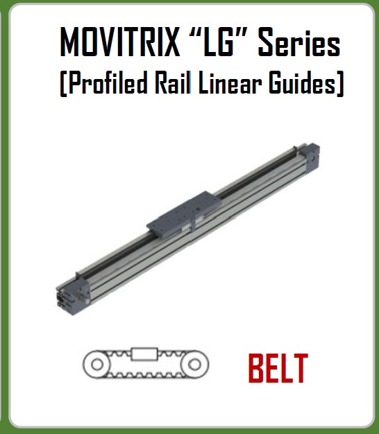 Linear Belt Actuator- Movitrix - LG  Linear Guided