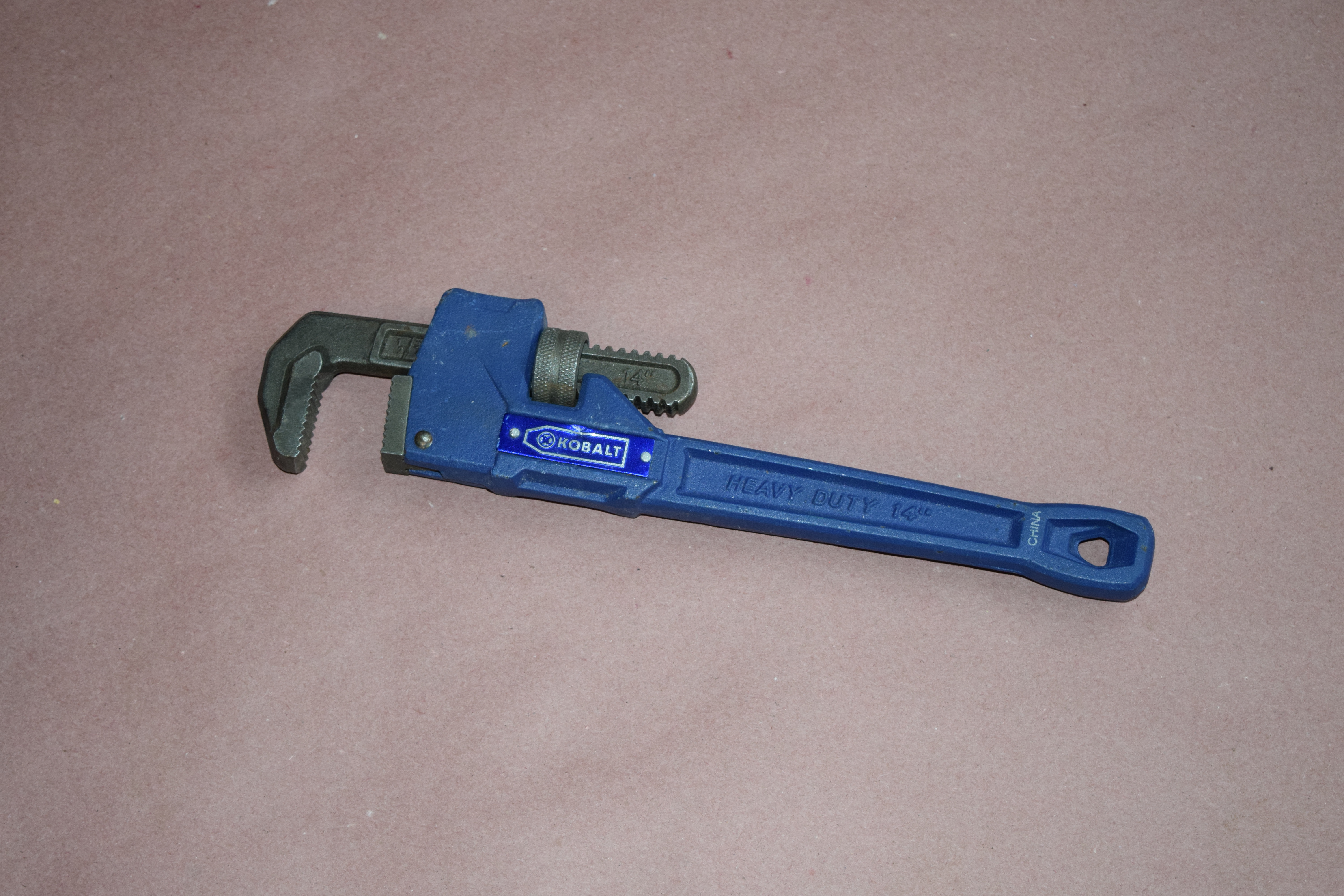 Pipe Wrench (14”;  by Kobalt)