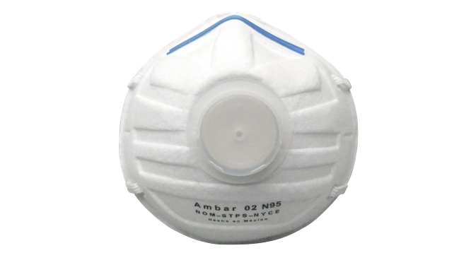 RESPIRADOR DESECHABLE 
AMBAR AP 02V