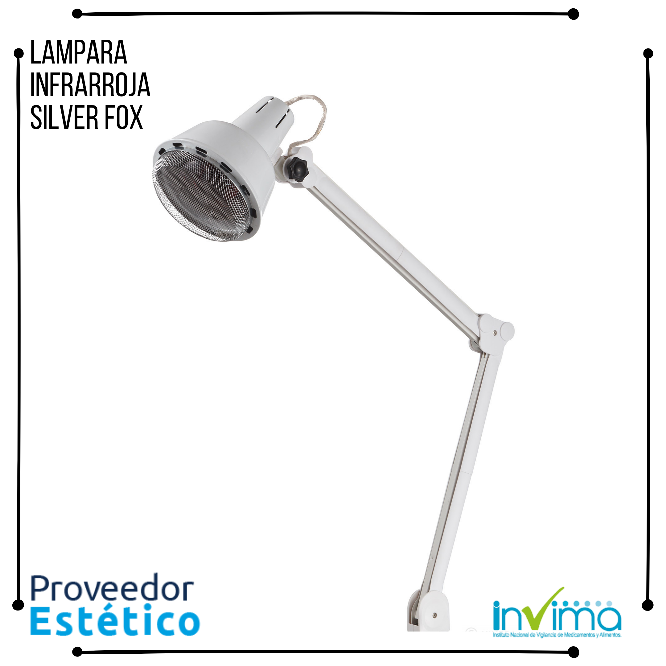 Lampara Infrarroja Silver Fox 1003