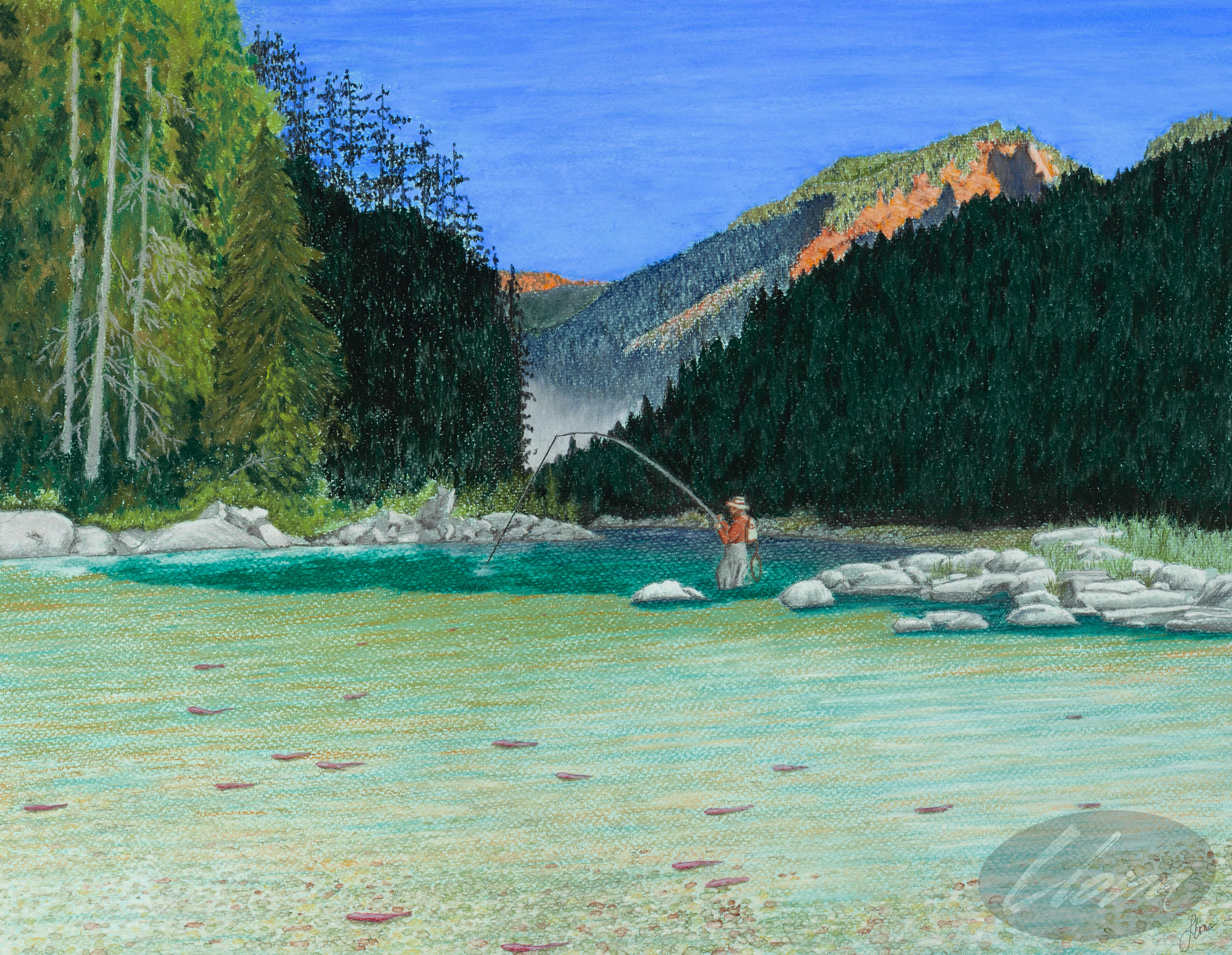 Breakfast at Kokanees
Original Pastel Painting
15.5" x 20"