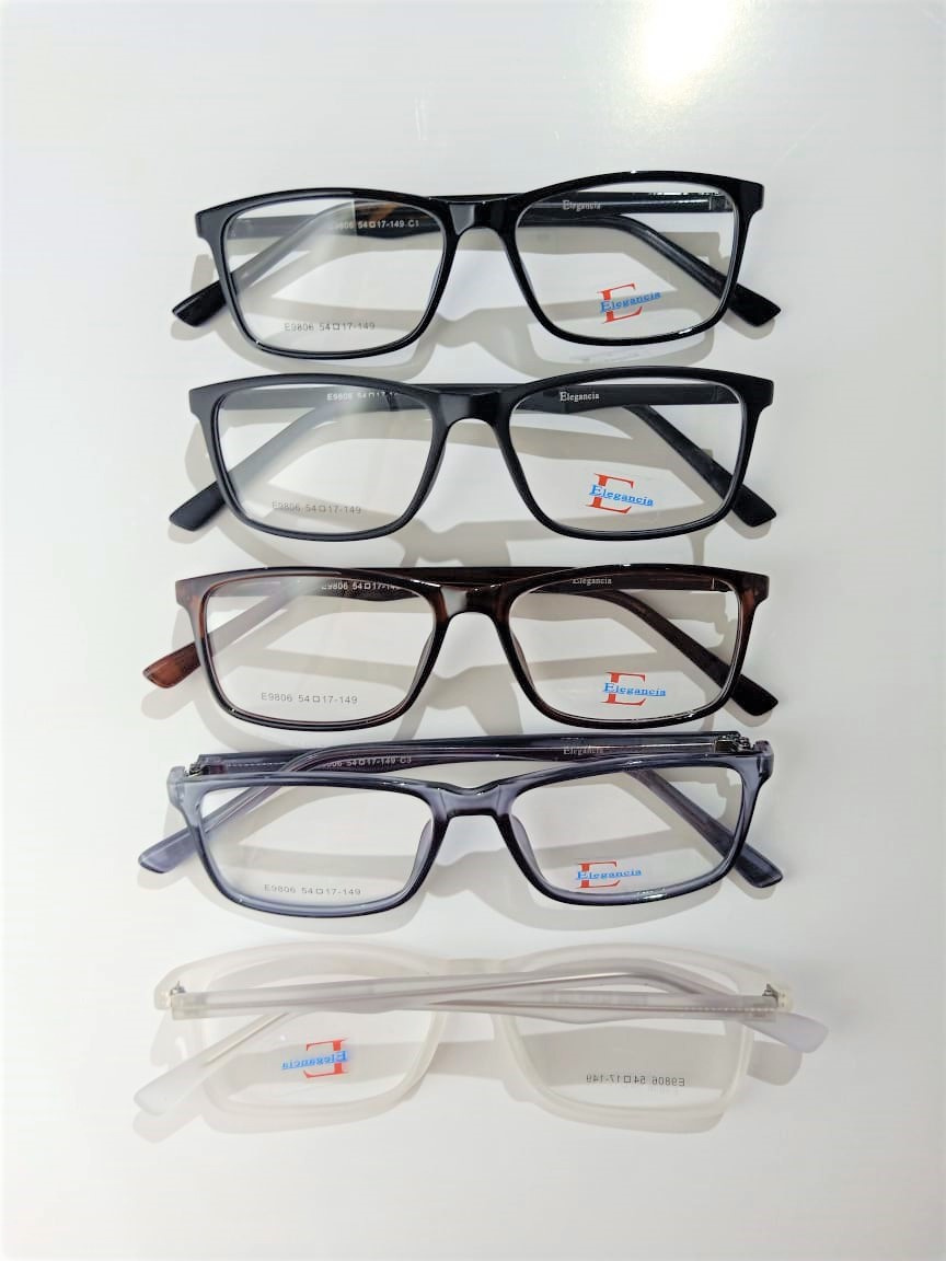 Modelo: E9806
Colores: Cafe, Negro brilloso, Gris, Blanco y Negro mate