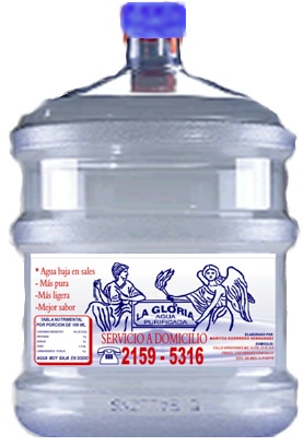 Envase 20 Litros Agua PURIFICADA Baja en Sales 
