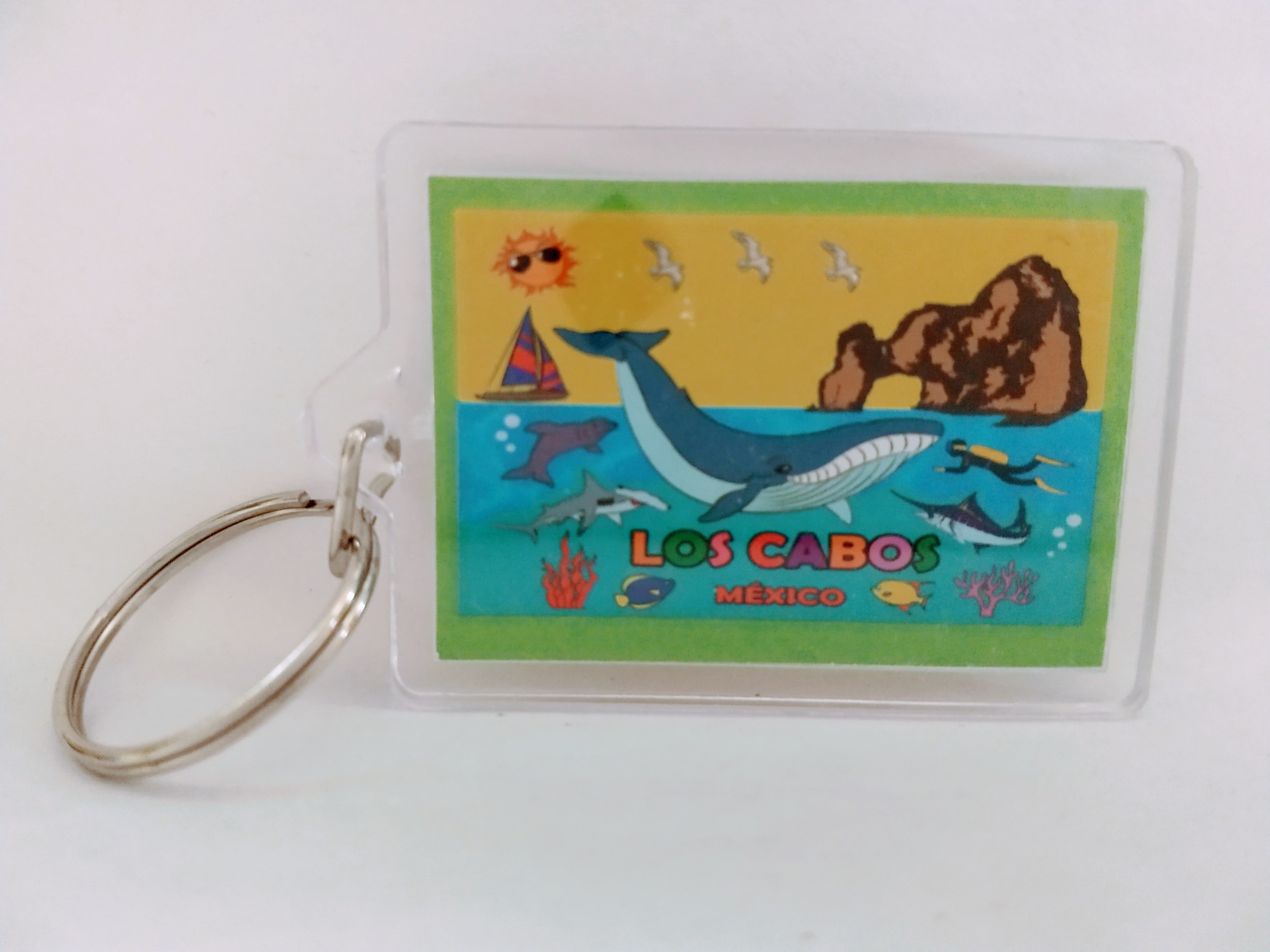 LLAVERO DOBLE VISTA LOS CABOS
6cm Ancho
4cm Alto