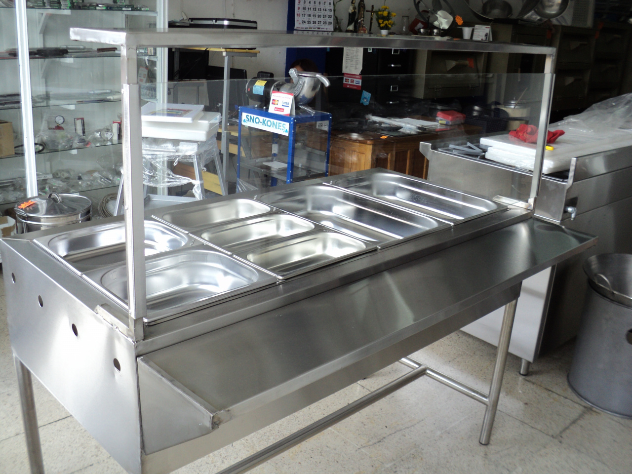 Charts with statistics on a laptop screen