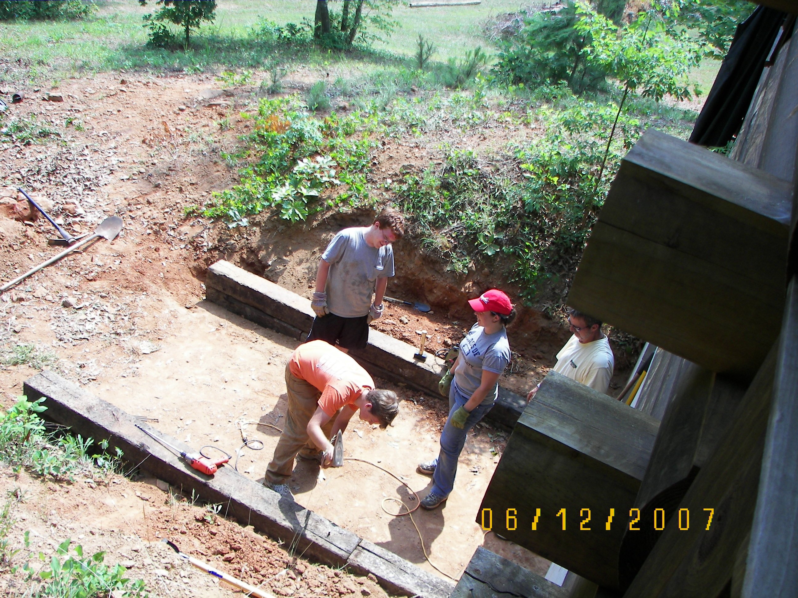 Outside Basement Work