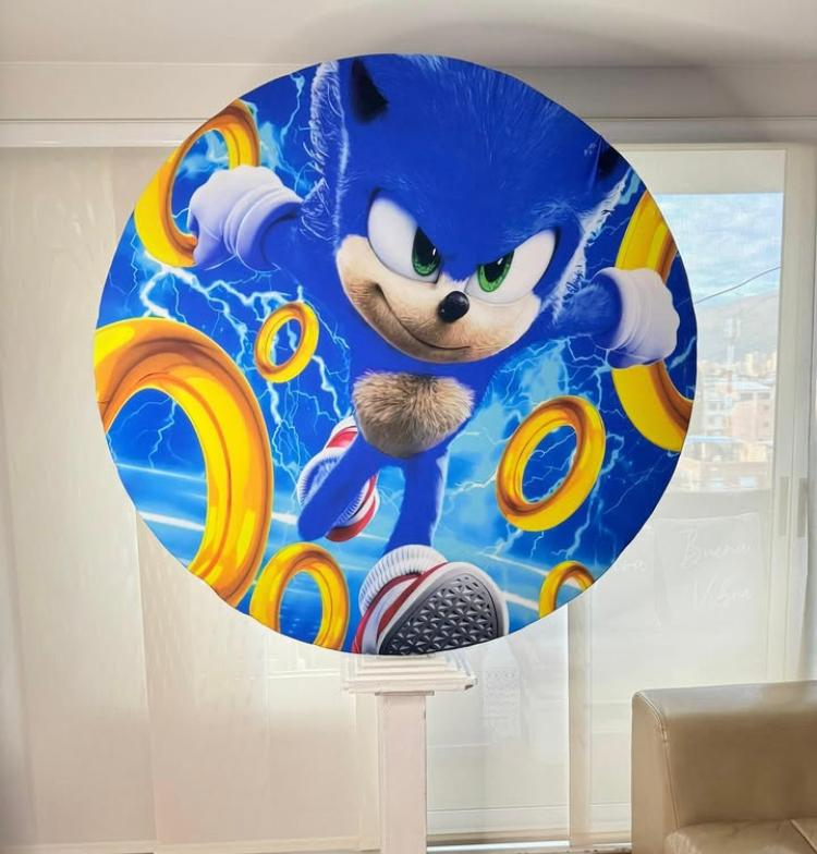 Circulo Efecto 3D Tematico
1.30m diametro x 2.20cm Altura
$80.000