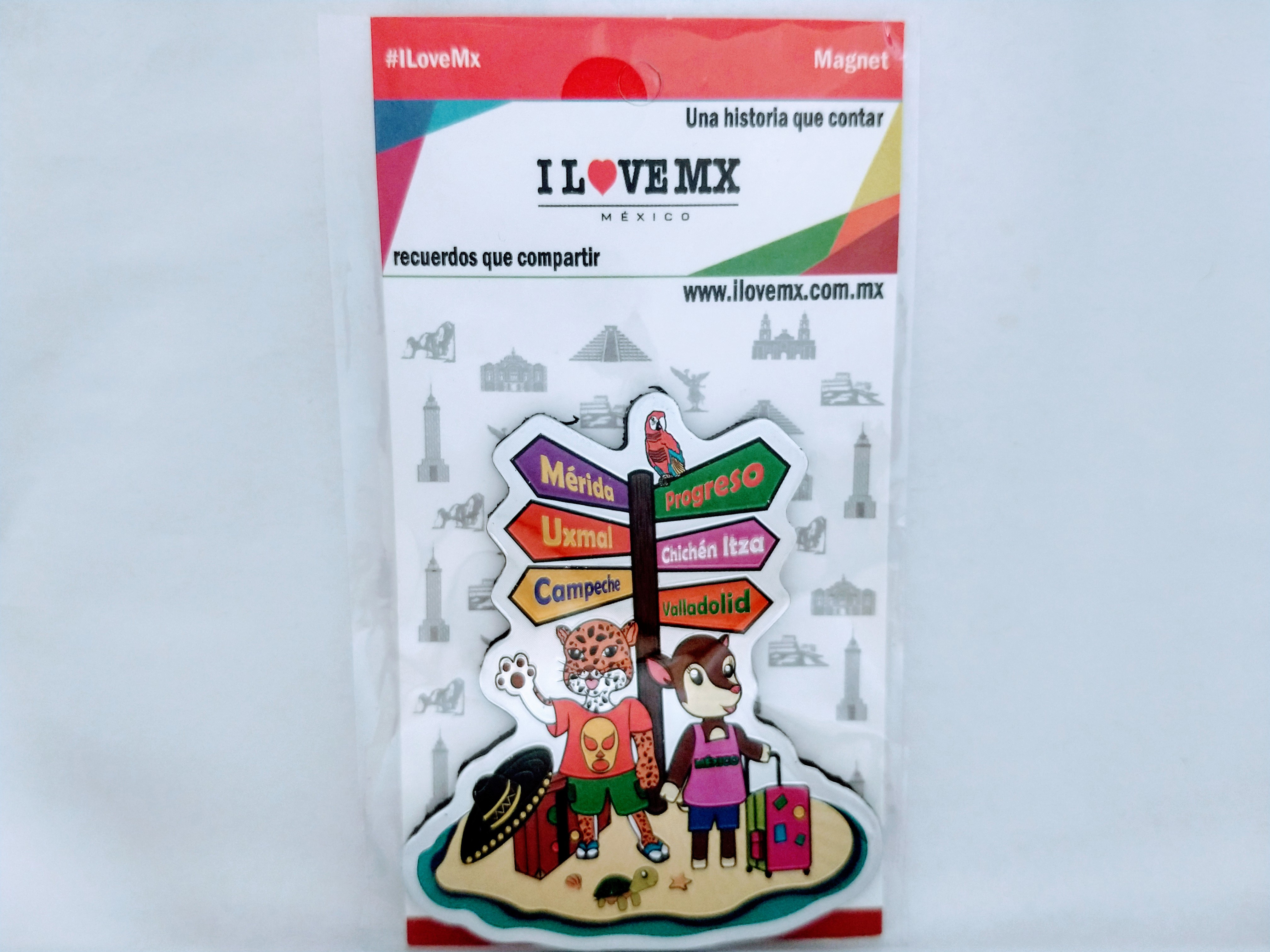 IMÁN METALIZADO
MÉRIDA, CAMPECHE
6cm Ancho
7cm Alto