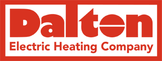 Logo of Dalton Electric Heating Company in red text on a white background.