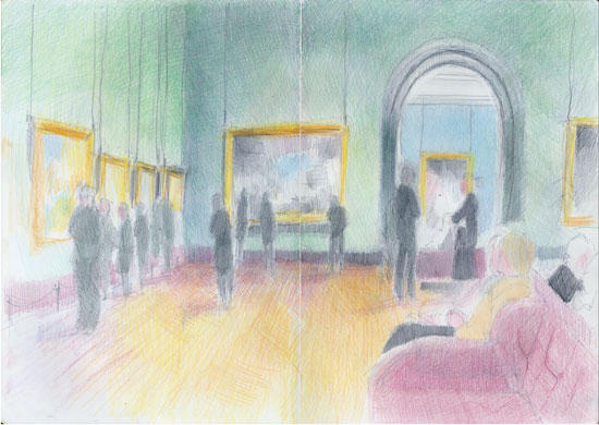 National Gallery - looking at the Turners