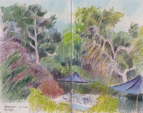 The view at breakfast, Pleasant Bay