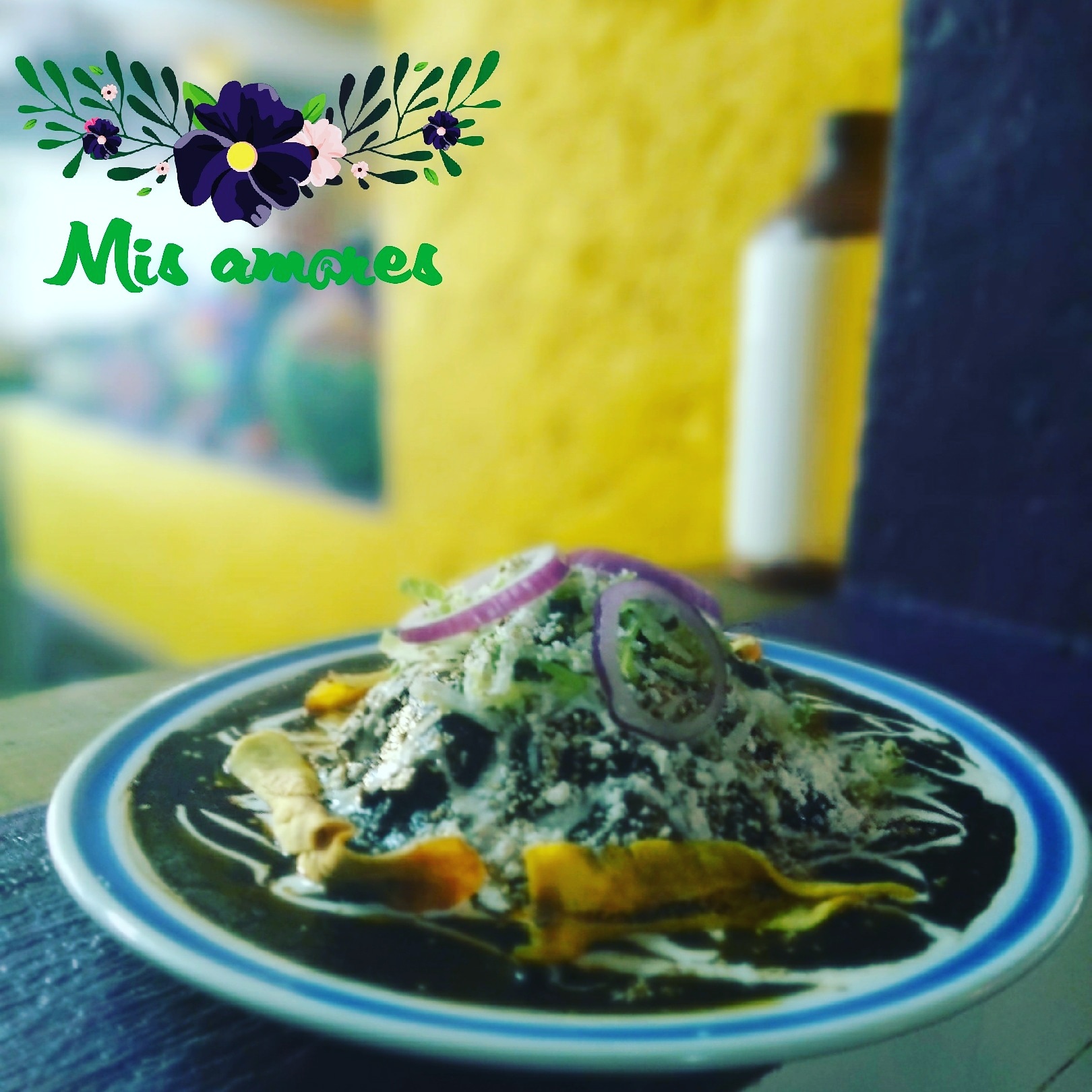 Enchiladas de Mole Negro