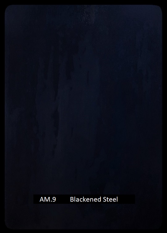 Blackened Steel sample AM.9 Artistic Metals