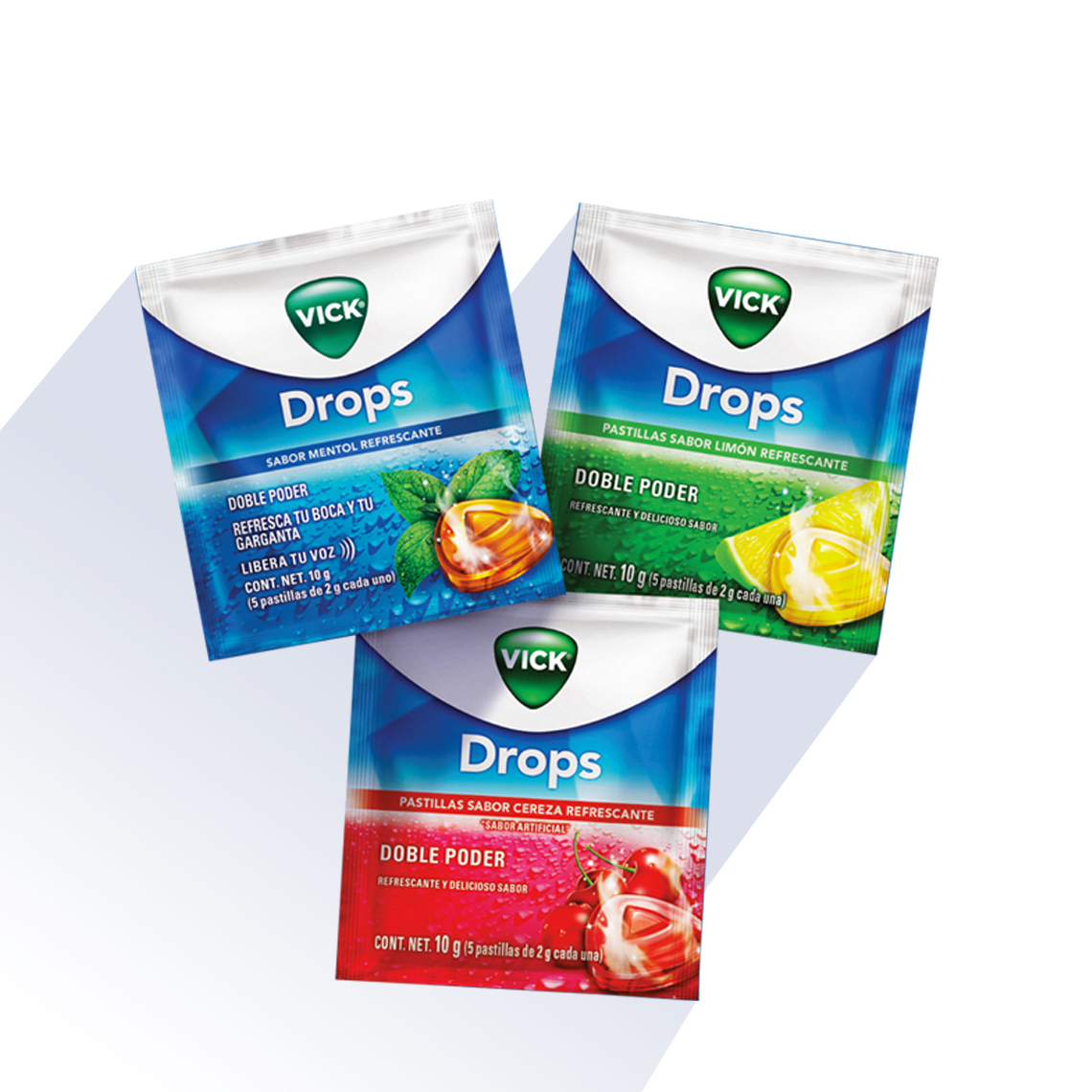 Vick Drops el Producto Ideal Para Aliviar Esos Molestos Síntomas De Gripe ¡Descubre Más! Drops Vick, Caramelos Sólidos Que Refrescan Boca y Garganta Con Un Rico Sabor
