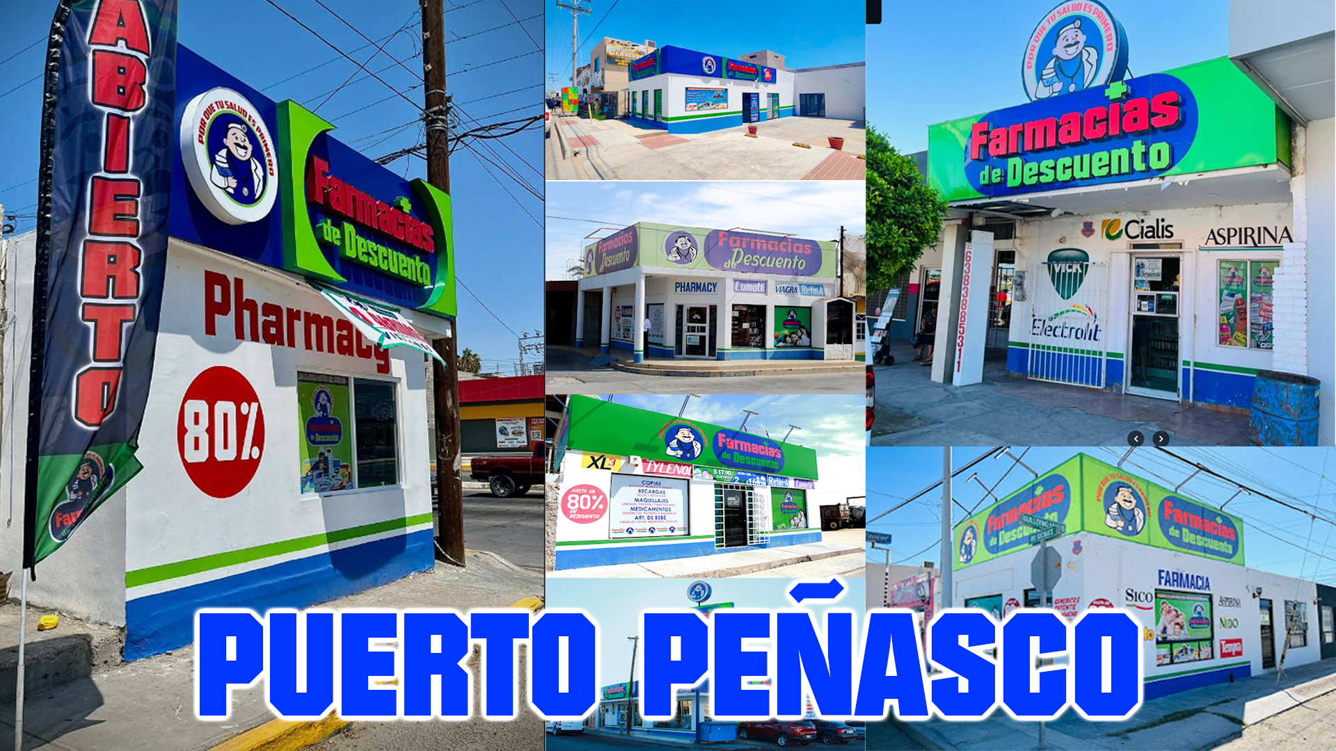 Presiona para conocer todas las 
sucursales que tenemos en
Puerto Peñasco