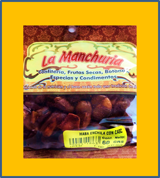 HABA ENCHILADA CON CÁSCARA
60 GRS