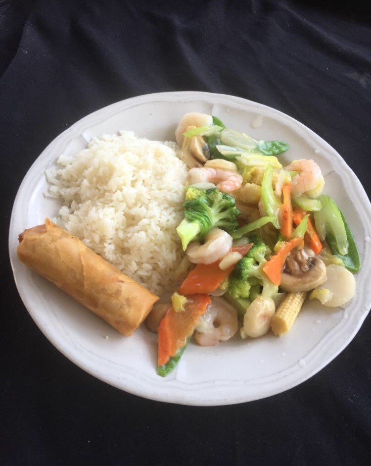 shrimp w. mixed vegetables