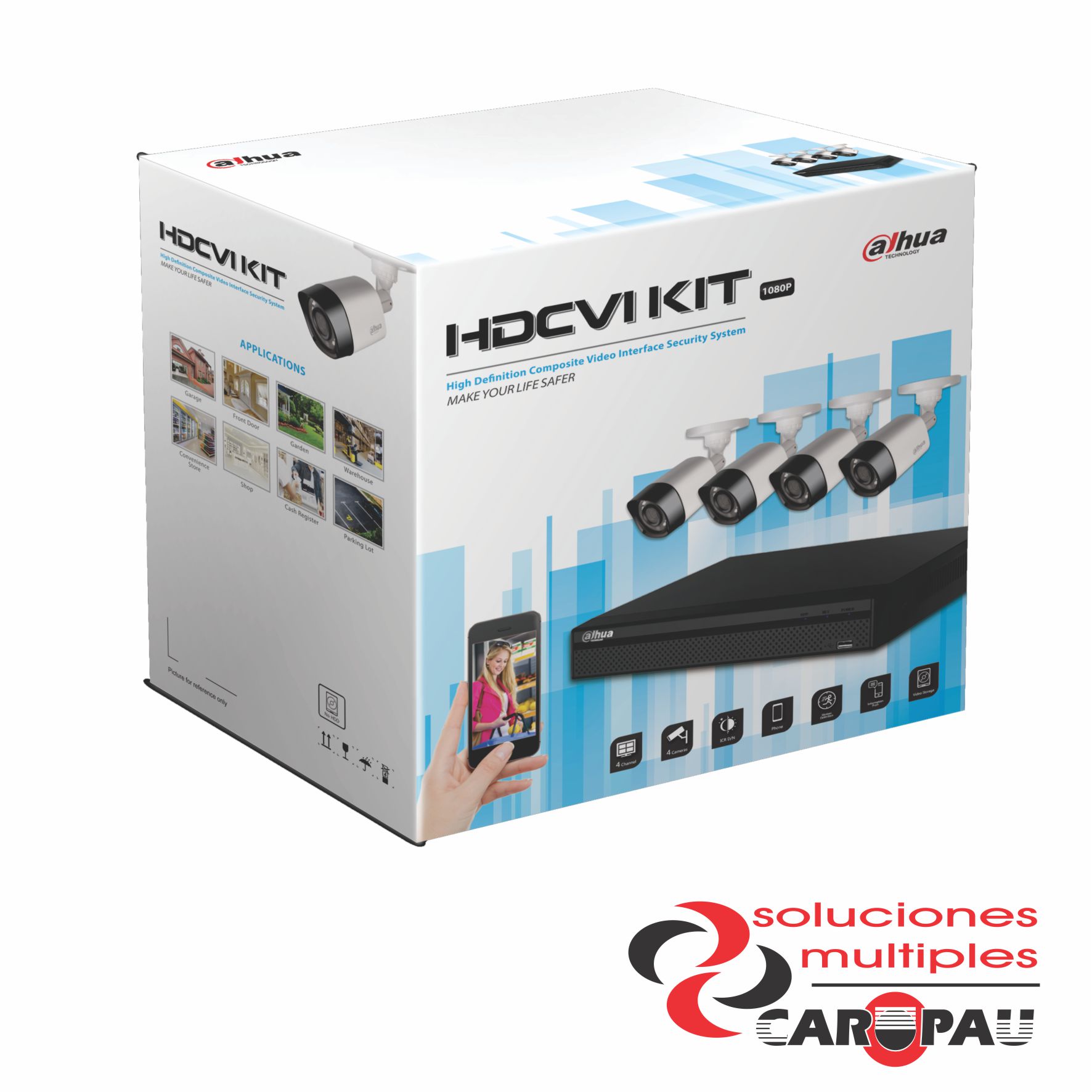 Bedroom with a large double bed