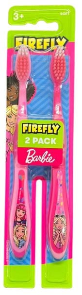 576018-24 GREEN
2PK BARBIE TOOTHBRUSH 
UPC: 672935760184
24 CS/PK
-PACK 2-