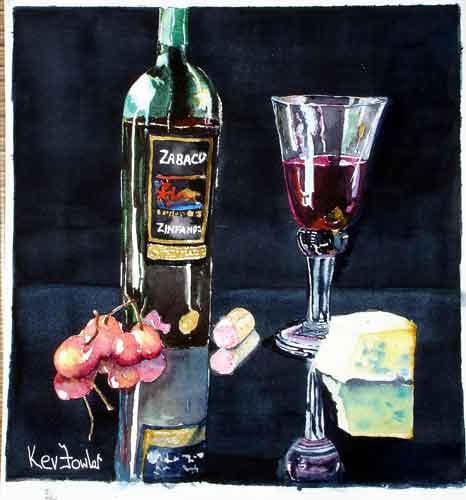 Wine and Cherries ... Watercolour
SOLD
