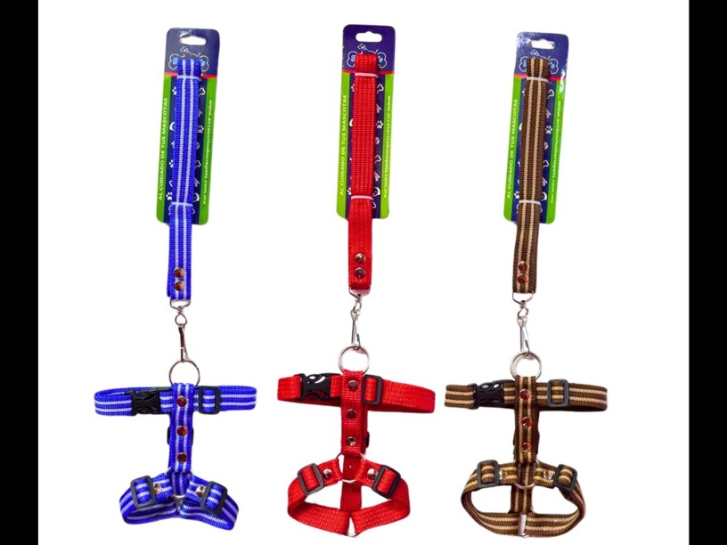 BON052 - CORREA CON PECHERA 3/4" CINTA LISA