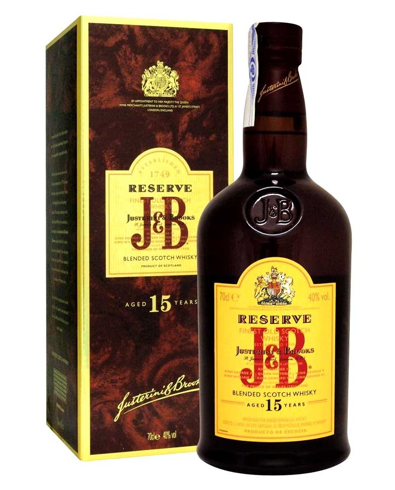 Whisky J & B 15 años 750 ml
Código: 15