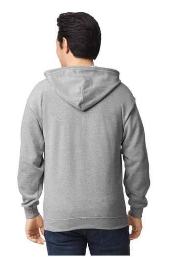 SUDADERA CON CIERRE Y CAPUCHO ADULTO