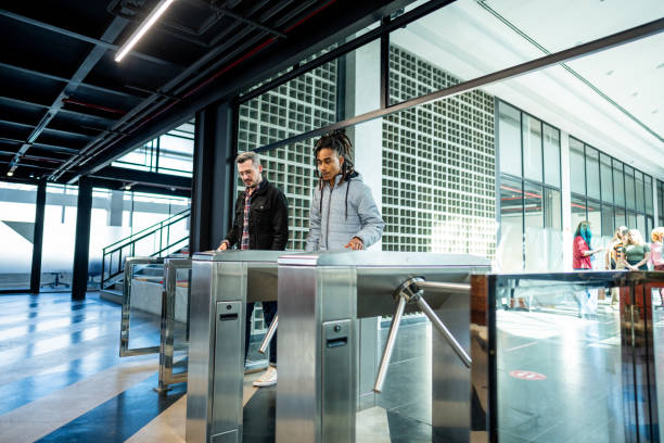 torniquetes de acceso para control peatonal de alto tráfico 