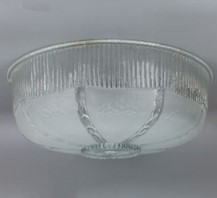 Clear Flower Empire Shade /  Frosted Design 
10" D : GB?GLE1005
