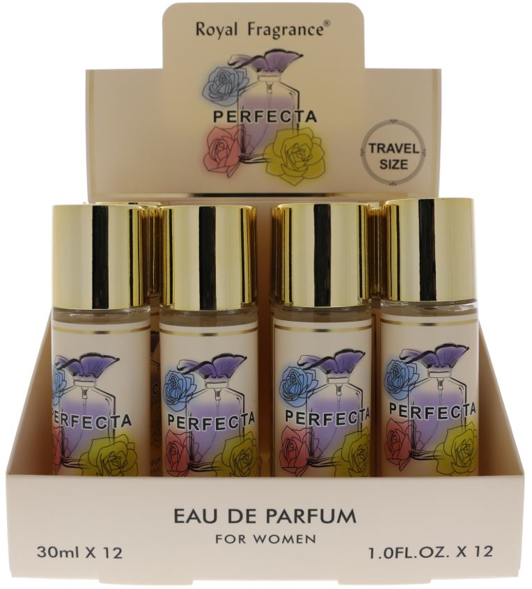 PERFECTA TRAVEL SPRAYS 
12 PC DISPLAY
52202
