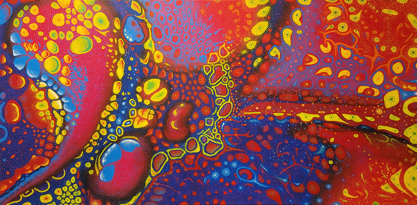 Mobius Trip (Oil on Canvas, 24"x48")