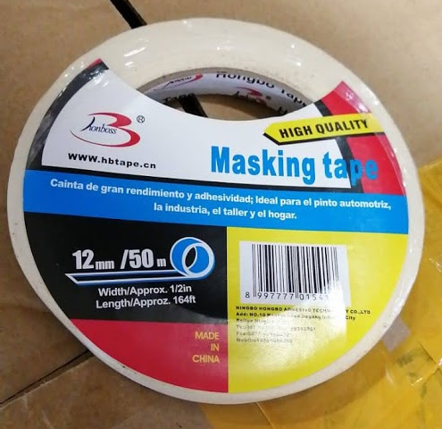 CINTA MASKING 12mm/50m HONBOSS
