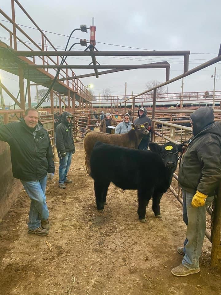All smiles at the club calf Sale