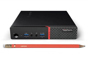 Lenovo Desktop M900 TINY
PN 10FLA0C0BP
•  Intel Core i3-6100T
• 8GB RAM
• 500GB HD
• Sem drive ótico
• Win 10 Pro 64 bits
• Garantia 3 anos on-site 