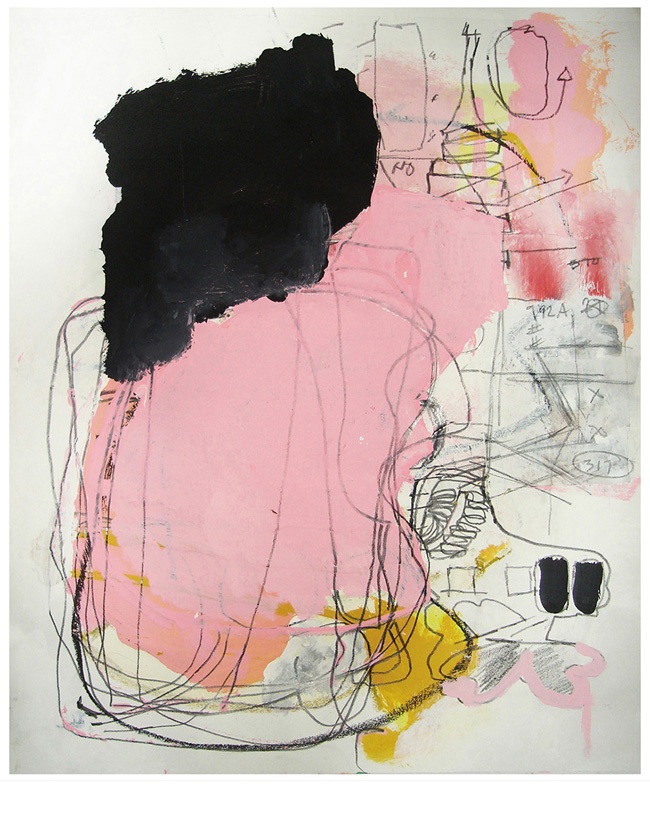 michael tino art \ diffidence and taciturn | mixed media on paper. 2014. abstract-automatism.