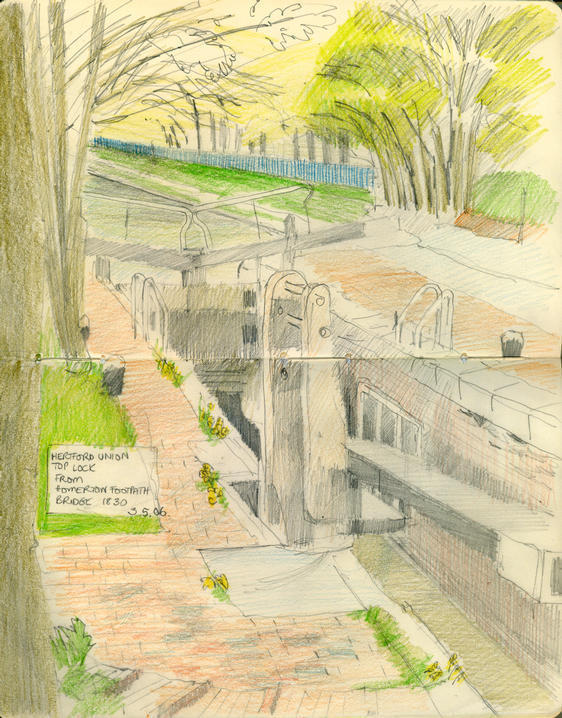 Hertford Union Canal
- Top lock