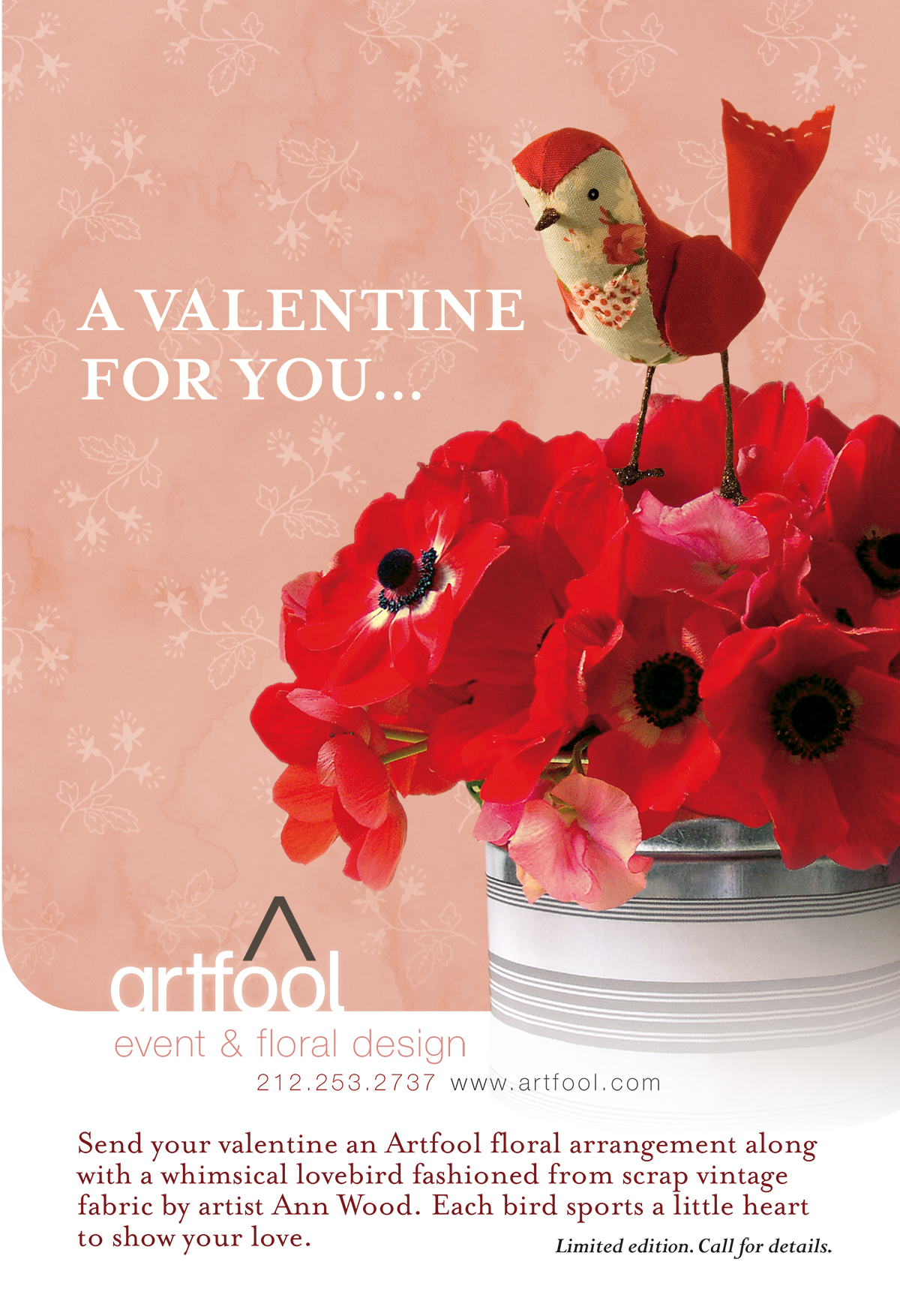 Advertisement for Matthew Robbins Design @ Artfool