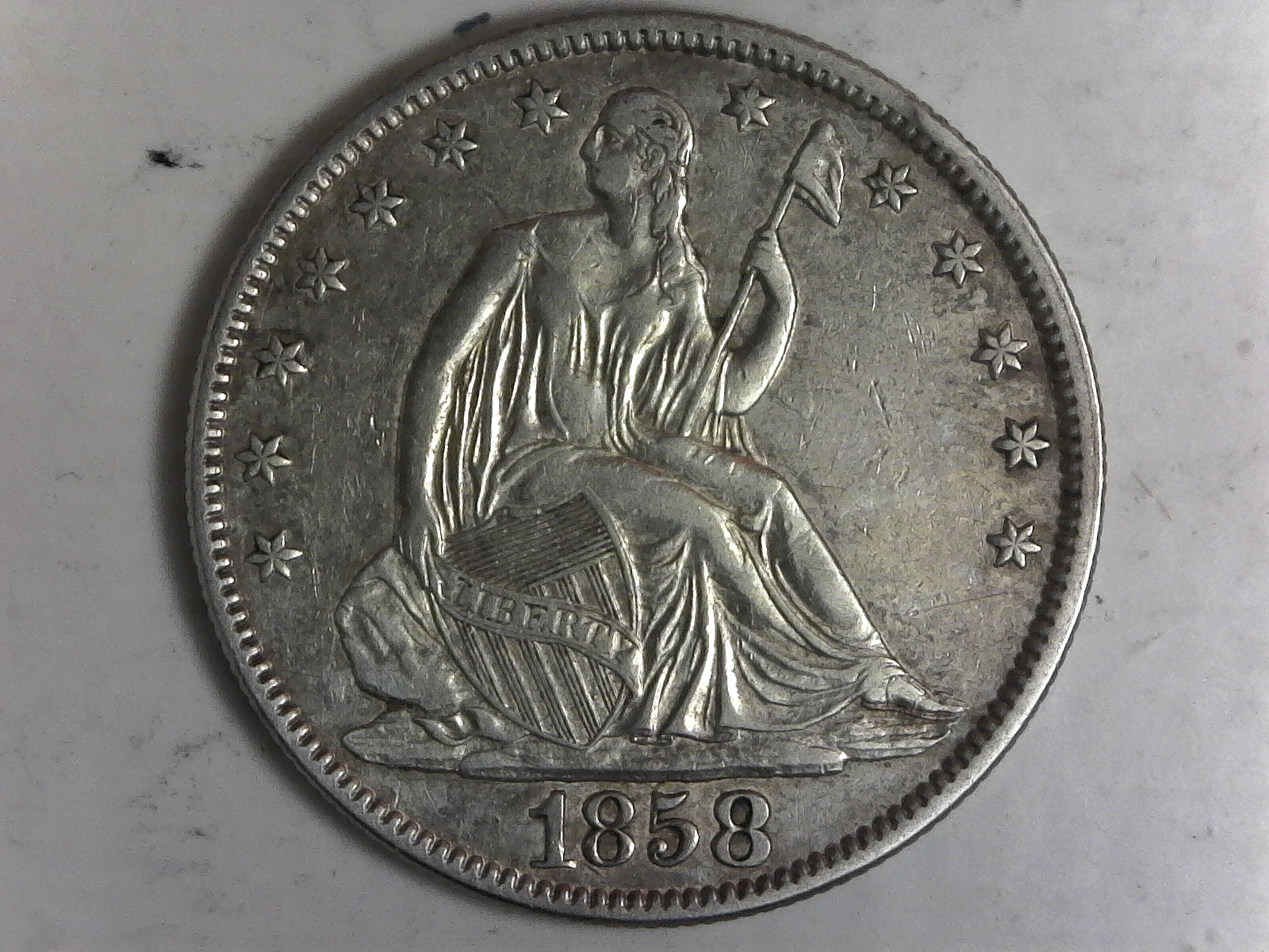 Click on Seated Quarter for Online Auction