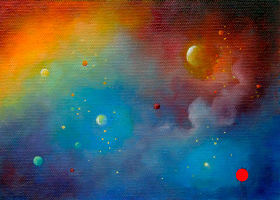 Spaced Out
5x7 Oil on panel