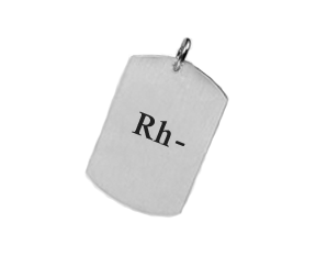 The Rh- ID Charm Necklace $29.99