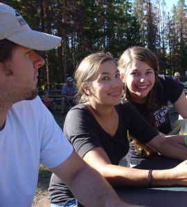 Counselors Derek, Carly & Katie (my nieces!)