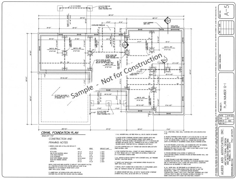 Foundation Plan