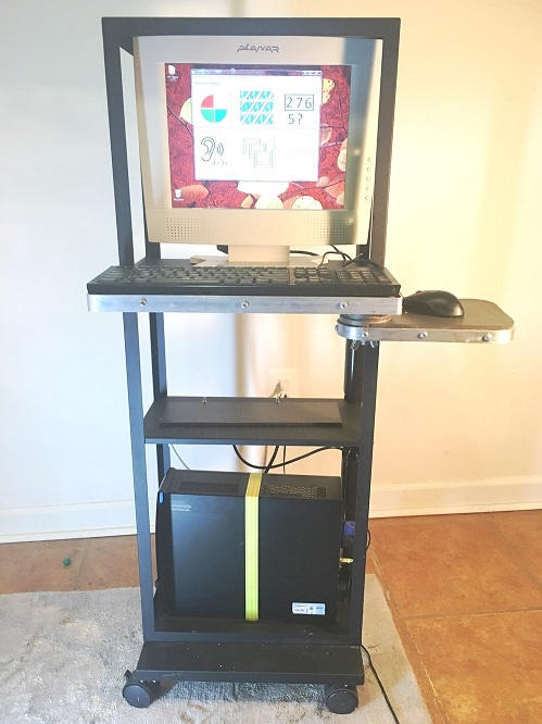 The CATS workstation is compact and simple to use. It does not require network connectivity. Users can focus on the CATS games and exercises for the best quality of data.