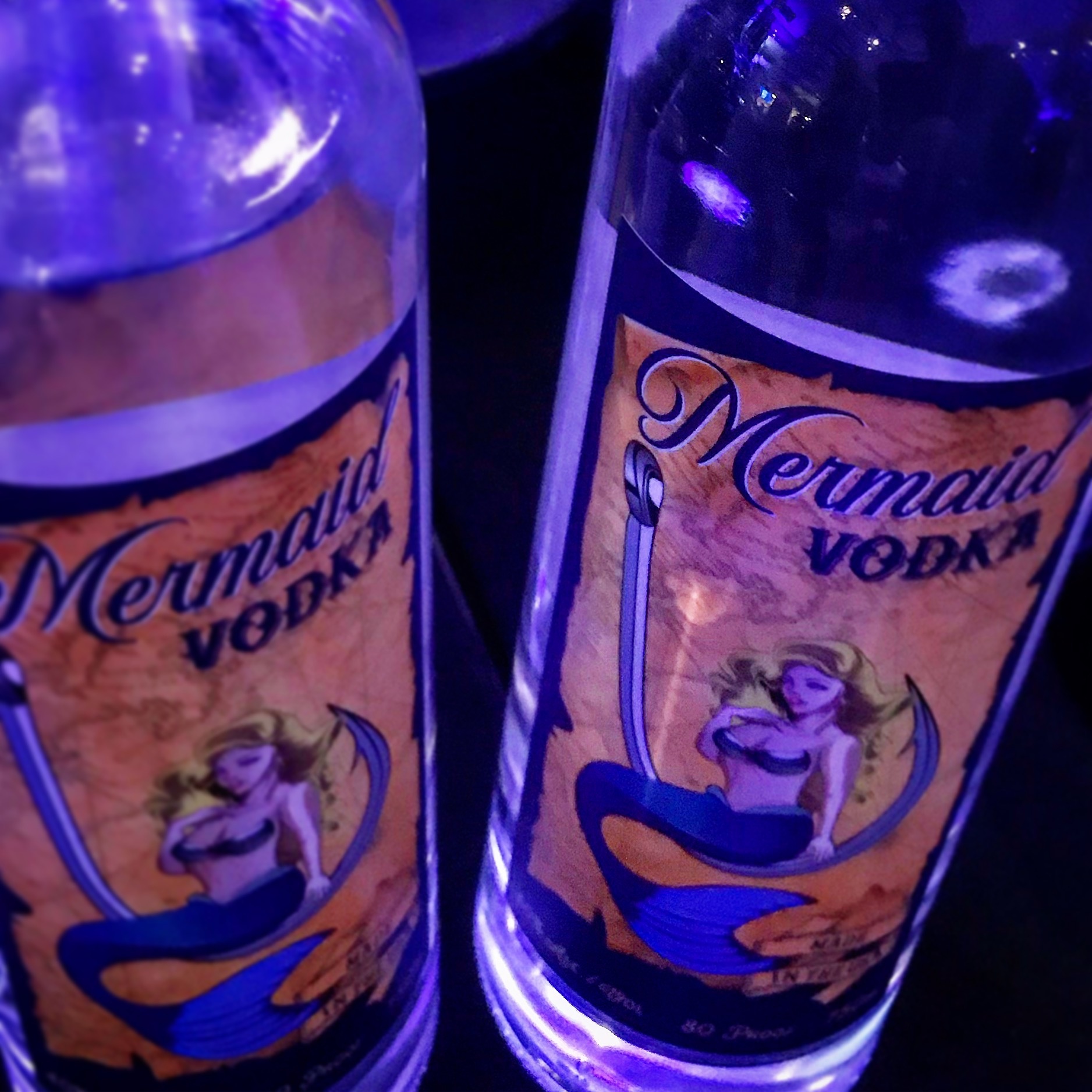 Mermaid Vodka Bottles