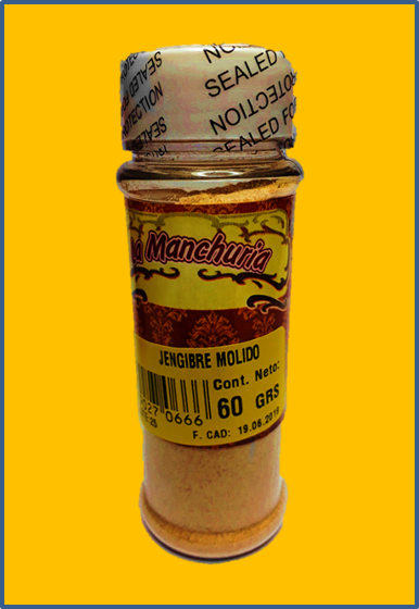JENGIBRE MÓLIDO
60 GRS